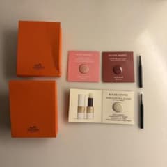 HERMES エルメス ルージュ 口紅 テスター セット 3色 リップブラシ付き