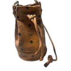 オールド】MCM エムシーエム 巾着型 ミニショルダーバッグ ヴィセトス