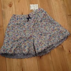 組曲 花柄 キュロットパンツ リバーシブル 140～150のサムネイル