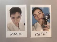seventeen 2枚セット ミンギュ フォトカード トレカのサムネイル