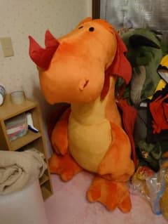 NICI ドラゴンぬいぐるみ　オレンジの子　160cm　正規店購入品 NICI ドラゴンぬいぐるみ オレンジの子 160cm 正規店購入品 - メルカリ