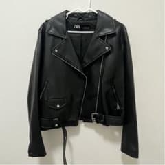 ZARA ザラ フェイクレザージャケットのサムネイル