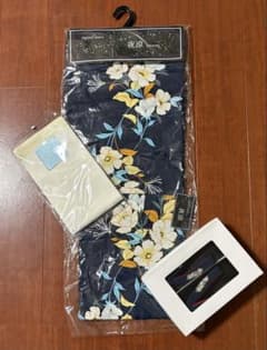 bonheur saisons 浴衣 帯 下駄 3点セットのサムネイル