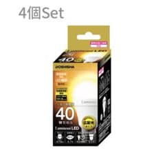 LED電球　40W 口金サイズ E17 4個セットのサムネイル