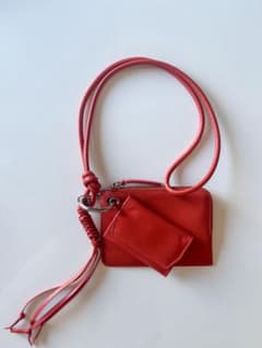 22SS DRIES VAN NOTEN ネックストラップ レザーバッグ - メルカリ