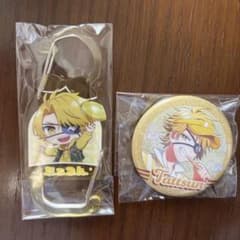 匿名配送】カラフルピーチ ダイナー缶バッジ アクリルカラビナ たっ