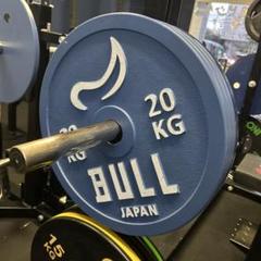 BULL JAPAN 20kg バーベルプレート 青1枚 BULL JAPAN 20kg バーベルプレート 青1枚 - メルカリ