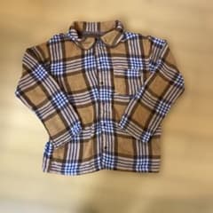 KIDS チェック柄 長袖パジャマ上下130cmのサムネイル