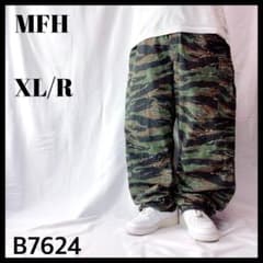 [극단 인기] MFH 타이거 스트라이프 위장 카고 바지 6 포켓 XL / R