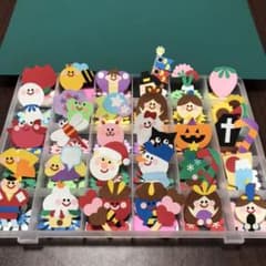 クラフトパンチ　詰め合わせ　春夏秋冬　ケース付き　四季　12か月　１年　パーツのサムネイル