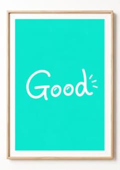 Thumbnail of ★Good★ポスター・シンプル・ポスター・A4サイズ・額つき・