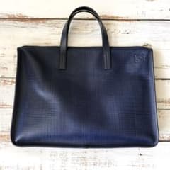 ロエベ　ビジネスバッグ　ブルー【てつ様専用】のサムネイル