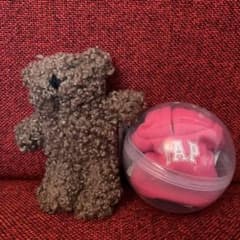 【新品　未使用】GAP ブラナンベア　マスコット+蛍光みどりパーカーのサムネイル