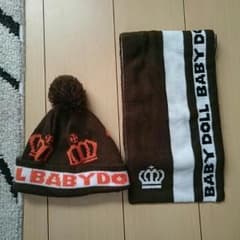 ベビードール  帽子マフラーセットのサムネイル