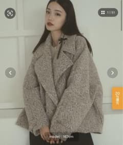 VANNIE U ブークレビックカラーコートのサムネイル