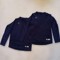 【2着セット】DESCENTE アンダーシャツ 2枚セット 150 ネイビーのサムネイル