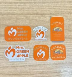Mrs. GREEN APPLE KIRINグッドエール　ステッカー全種セットのサムネイル