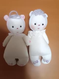 ハンドメイド ぬいぐるみ 2体セットのサムネイル