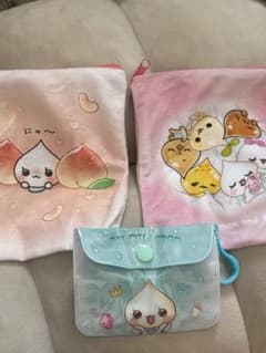 しずくちゃん ミニポーチ ガチャ みるみるちゃん3点セットのサムネイル