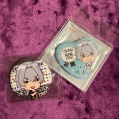 아이돌 마스터 SideM 아자자키 키자키렌 REN 하트캔 배지