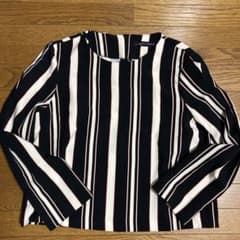 ザラ　ストライプ　トップスのサムネイル