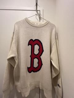 Perushu × MLB ヘビーウェイトジャガードニット REDSOXのサムネイル