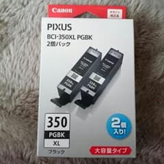 値下げ❗キャノン純正品！プリンターインク新品未使用品！350XLのサムネイル