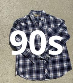 90sビンテージチェックネルシャツ　古着　ビンテージ　アメカジのサムネイル