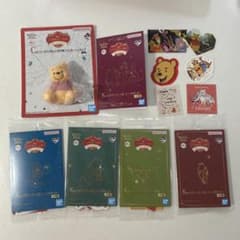 一番くじ くまのプーさん 100周年 C賞プーさんフィギュアK賞ステッカー5種のサムネイル