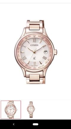 ♥【新品・未使用】♥CITIZEN xC ♥ソーラー電波腕時計 チタン素材のサムネイル