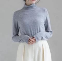 【新品タグ付】immatereal イマテリアルhigh neck カットソーのサムネイル
