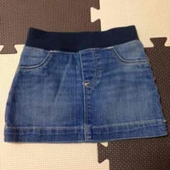 80 OLD NAVYデニムスカートのサムネイル