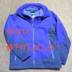 値下げ！L.L.Bean 紫 ジャケット3way M10-12のサムネイル