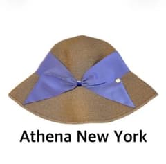 新品タグ付 Athena New York リボンハット ラベンダー UVカット 新品タグ付 Athena New York リボンハット ラベンダー UVカット - メルカリ