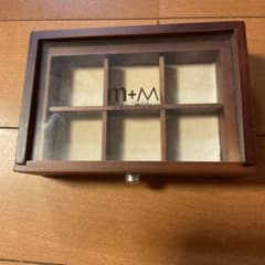 m + M 木製コレクションボックス ガラス蓋付きのサムネイル