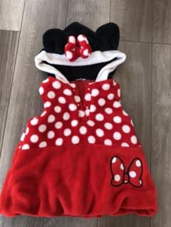 ミニーちゃんフリースワンピースのサムネイル