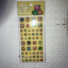 【正規品】たまごっちDROPBLOCKSEAL黄色タイルシールのサムネイル