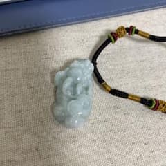 翡翠 貔貅開運ペンダント　ネックレスのサムネイル