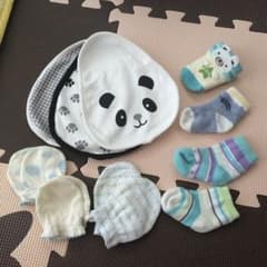 授乳スタイ&ミトン&靴下 セット♡のサムネイル