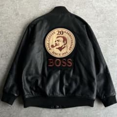 極美品□非売品 ボスジャン【LL】20周年記念 本革 レザージャケット