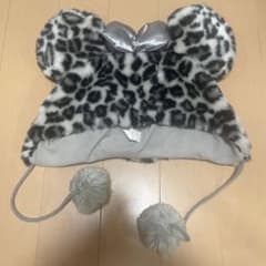 値下げ中！ ファンキャップ ヒョウ柄 グレー ディズニー 帽子 廃盤 旧のサムネイル