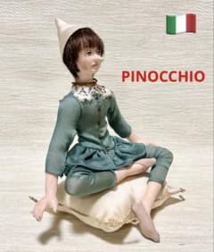 PINOCCHIO　磁器人形　ピノキオ　イタリア　ハンドメイド　ポーセリンドール PINOCCHIO 磁器人形 ピノキオ イタリア ハンドメイド ポーセリンドール
