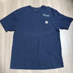 Carhartt ポケットTシャツ ネイビー Lのサムネイル