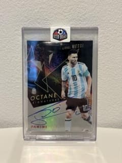 Lionel Messi 2019 Panin Octane Autographed
