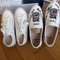 Jay&Mario スニーカー 2足セット レース 刺繍のサムネイル