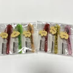 アミューズメント専用景品【たべっ子どうぶつ】ラバーマスコット付きペン／６種