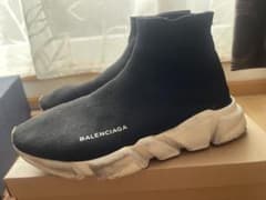 正規品　BALENCIAGA ブラック ハイカットスニーカー　41