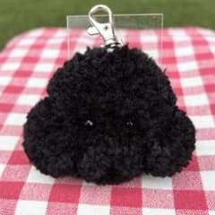 핸드메이드 매력 키 체인 장난감 푸들 블랙