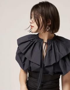 FRAY I.D  ダブルパフコットンブラウスのサムネイル