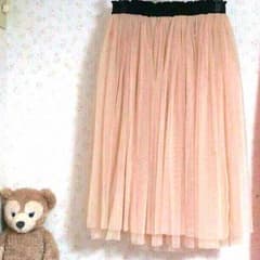 値下げ さくら色♡チュールスカート.*・゜のサムネイル